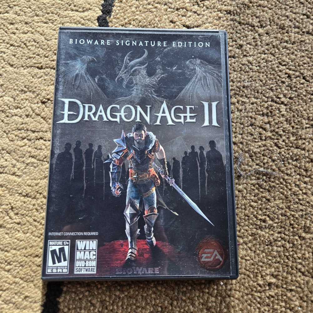 Dragon Age II BioWare Signature Edition PC Mac DVD-ROM EA BioWare RPG Game 2011